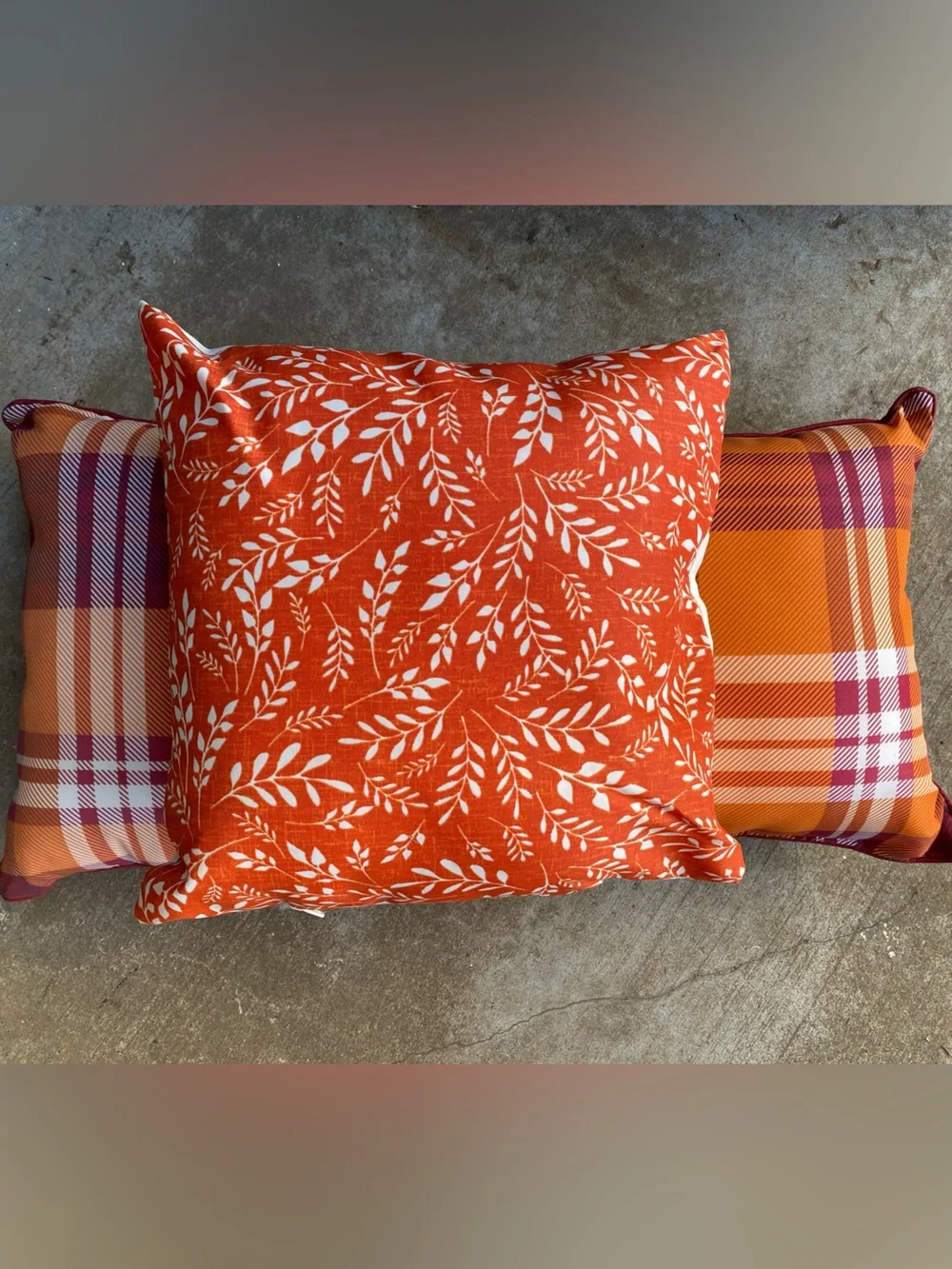 Happy Fall Y'all Decorative Outdoor Pillow Set